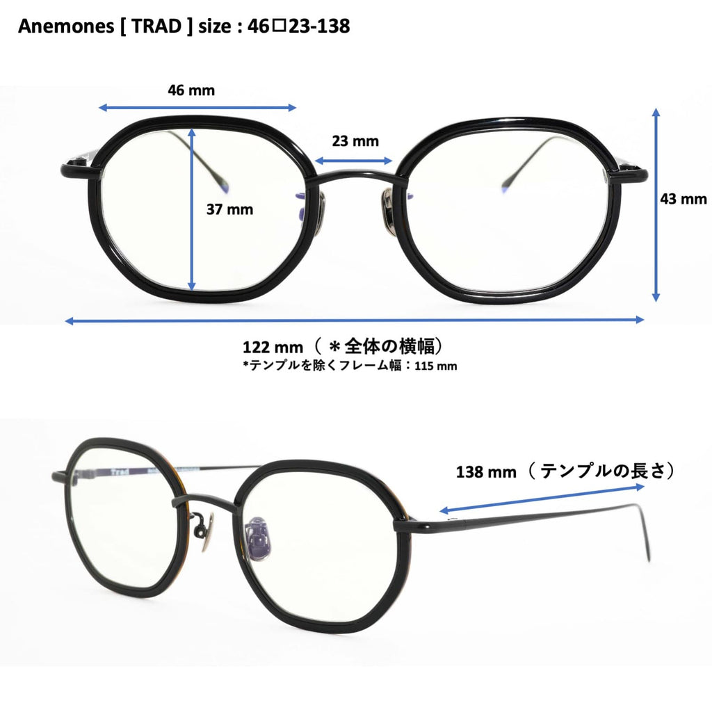 【アウトレット品・在庫限り】Anemones C1 : Black x Mat Black