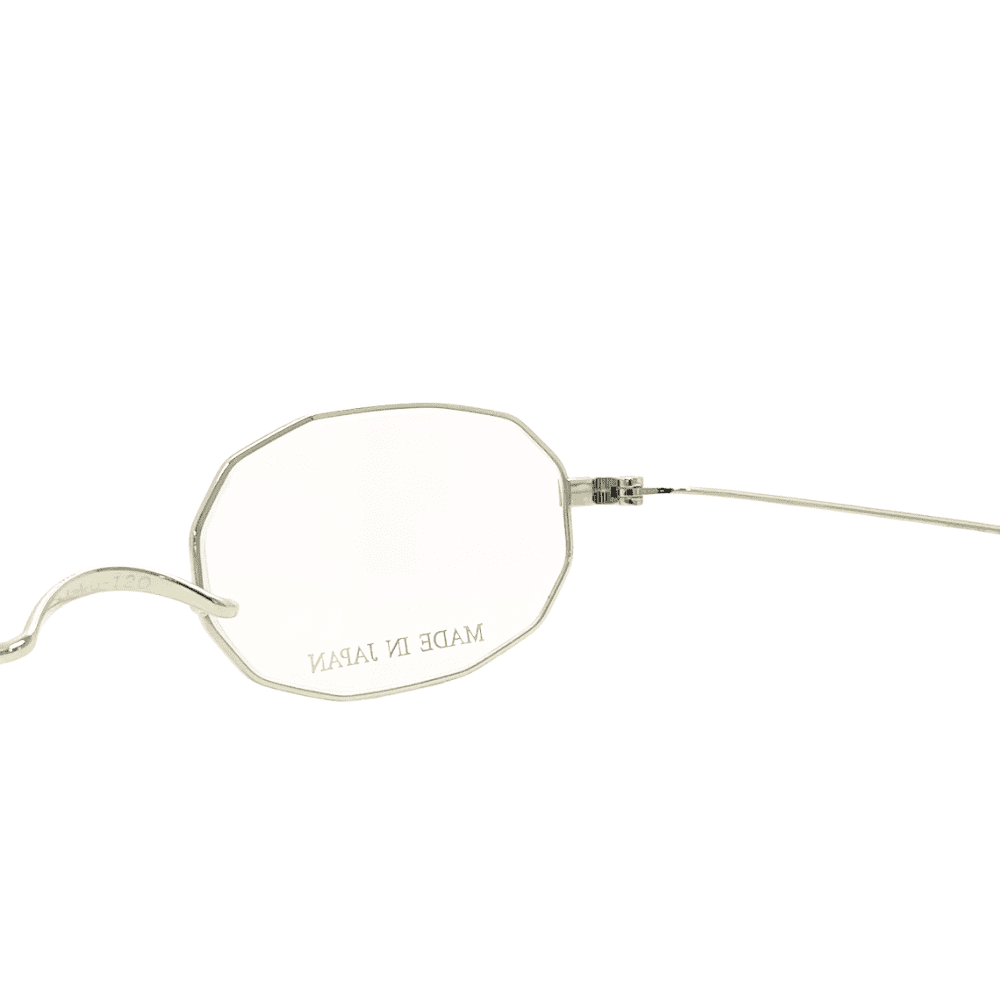 Haku-12O - ハク オーバル型 シルバー  [金沢眼鏡 / チタン製眼鏡 / 鯖江 / レンズ交換対応 ]