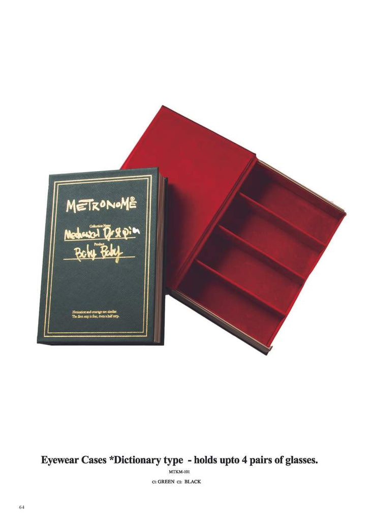 Dictionary Book Tray 【アイウェア4本用・本型収納ケース】